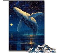 1000 Piece Jigsaw Puzzles for Teenagers Mysterious Whale, Educational Toys for Is Ideal As A Gift for The Whole Family for And 14 Years Old (Size 26x38cm)