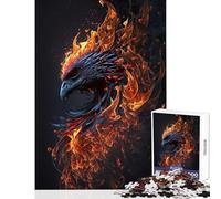 1000 Piece Jigsaw Puzzles for Teenagers Mystical Phoenix Bird Educational Toy Great Gifts And Toys Relaxing Games Help The Brain Exercise Size 38x26cm
