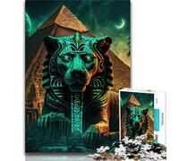 1000 Piece Jigsaw Puzzles for Teenagers Mythical Beast Teenager Jigsaw,Educational Games Home Decoration Suitable for Desktop Decoration (size 38x26cm)
