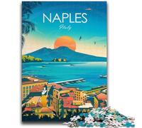 1000 Piece Jigsaw Puzzles for Teenagers Naples 1000 Piece Puzzle,Unique Birthday And Gifts for Age 14 Years Up (50x75cm)