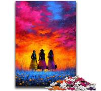1000 Piece Jigsaw Puzzles for Teenagers Native American Woman Family Game Stress Reliever Difficult Challenge Secret Santa Gifts 26x38cm