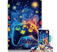 1000 Piece Jigsaw Puzzles for Teenagers Neon Games Teenager Jigsaw,Educational Games Home Decoration Suitable for Desktop Decoration (size 75x50cm)