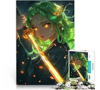 1000 Piece Jigsaw Puzzles for teenagers neon samurai anime girl Games Toys Gift for is ideal as a gift for the whole family 50x70cm