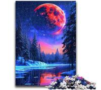 1000 Piece Jigsaw Puzzles for Teenagers Neon Winter Nature Adult Puzzles,Stress Reliever Staycation Kill Time Enhance Love between Couples (38x26cm)