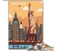1000 Piece Jigsaw Puzzles for Teenagers New York Decompressing Intellectual Educational Toy Secret Santa Gifts (38x26cm) 1000pcs