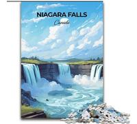 1000 Piece Jigsaw Puzzles for Teenagers Niagara Falls Canada Educational Games Home Decoration Educational Game for Birthday, Chrismas (50x70cm) 1000pcs