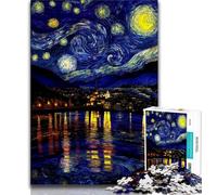 1000 Piece Jigsaw Puzzles for Teenagers Night Sky City Cityscape,Family Entertainment Toys Is Ideal As A Gift for The Whole Family (75x50cm)