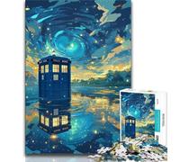 1000 Piece Jigsaw Puzzles for Teenagers Night Sky Gate 1000 Piece Puzzle,Unique Birthday And Gifts for Age 14 Years Up 38x26cm