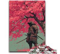 1000 Piece Jigsaw Puzzles for Teenagers Ninja Under The Cherry Blossom Tree for And 14 Years And over Impossible Game Christmas Birthday Gift 50x75cm