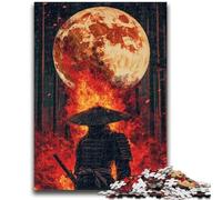 1000 Piece Jigsaw Puzzles for Teenagers Ninja Under The Moon 1000 Piece Jigsaw,Interesting Stress Reduction Parent-child Interaction (75x50cm)