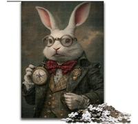 1000 Piece Jigsaw Puzzles for Teenagers Noble Rabbit for Educational Game Challenge Toy Artists Collection, Fine Art (size 50x75cm)