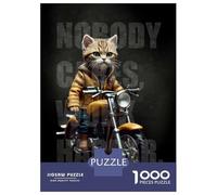 1000 Piece Jigsaw Puzzles for Teenagers Nobody Cares Work Harder Jigsaw for Adults Hands-on Game Pattern Assembly for Birthday, Chrismas 52x38cm/1000pcs