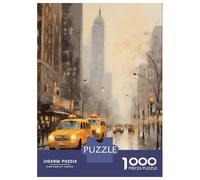 1000 Piece Jigsaw Puzzles for Teenagers NYC Street Scene Jigsaw for Adults DIY Toys Pattern Assembly Help The Brain Exercise 52x38cm/1000pcs