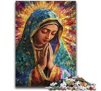 1000 Piece Jigsaw Puzzles for Teenagers Our Lady of Guadalupe Praying 1000 Piece Jigsaw,Educational Stress Relief Toy Great Gifts And Toys (75x50cm)