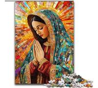 1000 Piece Jigsaw Puzzles for Teenagers Our Lady of Guadalupe Praying, Train Your Brain And Hands Unique Birthday And Gifts for Age 14+ (Size 26x38cm)