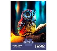 1000 Piece Jigsaw Puzzles for Teenagers Owl Jigsaw for Adults Hands-on Game Pattern Assembly for Birthday, Chrismas 70x50cm/1000pcs