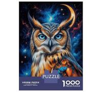 1000 Piece Jigsaw Puzzles for Teenagers Owl Wall Art Print-11 Puzzle for Adults Brain Teaser Game Birthday Present Help The Brain Exercise 70x50cm/1000pcs