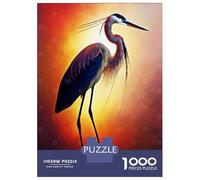 1000 Piece Jigsaw Puzzles for Teenagers Paint Stork Jigsaw for Adults Relax Games Hand Speed Race Deal As Gifts for The Whole Family 70x50cm/1000pcs