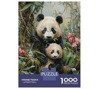 1000 Piece Jigsaw Puzzles for Teenagers Pandas And Orchids Jigsaw for Adults DIY Toys Pattern Assembly Help The Brain Exercise 38x26cm/1000pcs