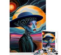 1000 Piece Jigsaw Puzzles for Teenagers Parallel Horizons And Dreamscapes Educational Toy Great Gift Brain Teaser Game Artists Collection, Fine Art Size 38x52cm