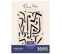 1000 Piece Jigsaw Puzzles for Teenagers Paul Klee Abstract Art Teenager Puzzles Brain Teaser Game But Fun And Humorous Unique Birthday And Gifts 70x50cm/1000pcs