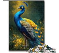 1000 Piece Jigsaw Puzzles for Teenagers Peacock Art, Educational Toys for Is Ideal As A Gift for The Whole Family for And 14 Years Old (Size 50x75cm)