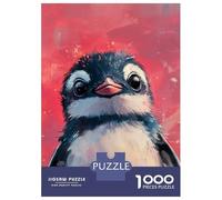 1000 Piece Jigsaw Puzzles for Teenagers Penguin Portrait Puzzle for Adults Relax Games Perfect Decoration Deal As Gifts for The Whole Family 52x38cm/1000pcs