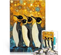 1000 Piece Jigsaw Puzzles for teenagers Penguins Side by Side Lernspiele eignet sich ideal als Geschenk für die ganze Familie52x38cm