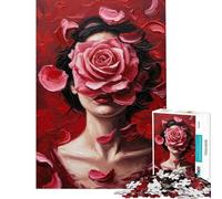 1000 Piece Jigsaw Puzzles for Teenagers Petals of Passion Jigsaw Puzzle Relaxing Games Wall Decoration Deal As Gifts for The Whole Family (Size 38x52cm)