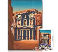 1000 Piece Jigsaw Puzzles for Teenagers Petra Treasury Soothing Relaxing Leisure Time Accurate Interlock Precision Toy Size 50x75cm