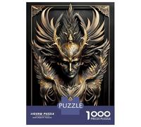 1000 Piece Jigsaw Puzzles for Teenagers Phoenix Golden God Jigsaw for Adults Hands-on Game Pattern Assembly for Birthday, Chrismas 52x38cm/1000pcs
