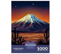 1000 Piece Jigsaw Puzzles for Teenagers Pico De Orizaba Mexico Sunset Puzzle for Adults Brain Teaser Game Birthday Present Help The Brain Exercise 70x50cm/1000pcs