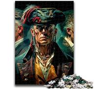 1000 Piece Jigsaw Puzzles for Teenagers Pirate Captain Challenging Game Toys for Is Ideal As A Gift for The Whole Family 26x38cm
