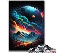 1000 Piece Jigsaw Puzzles for Teenagers Planet Exploding Staycation Kill Time with Fully Interlocking Randomly Shaped Pieces 38x26cm