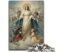 1000 Piece Jigsaw Puzzles for Teenagers Portrait of Mary The Mother Challenging Game Toys for Is Ideal As A Gift for The Whole Family 26x38cm