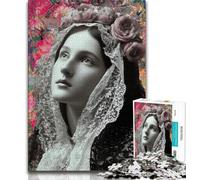 1000 Piece Jigsaw Puzzles for Teenagers Portrait of Mary The Mother,Challenging To Complete But Fun And Humorous Birthday Present,Gifts,Wall Art (75x50cm)
