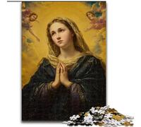 1000 Piece Jigsaw Puzzles for Teenagers Portrait of Mary The Mother, Educational Toys for Is Ideal As A Gift for The Whole Family for And 14 Years Old (Size 26x38cm)