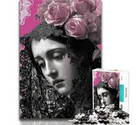 1000 Piece Jigsaw Puzzles for Teenagers Portrait of Mary The Mother Puzzles for Teenagers,Decompressing Intellectual Educational Toy Birthday Gift (size 38x26cm)