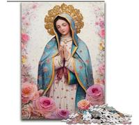 1000 Piece Jigsaw Puzzles for Teenagers Portrait of Mary The Mother, Train Your Brain And Hands Unique Birthday And Gifts for Age 14+ (Size 26x38cm)