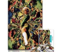 1000 Piece Jigsaw Puzzles for Teenagers Psychedelic Art 1000 Piece Puzzle,Unique Birthday And Gifts for Age 14 Years Up 38x26cm