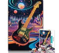 1000 Piece Jigsaw Puzzles for Teenagers Psychedelic Rock Concert 1000 Piece Puzzle,Unique Birthday And Gifts for Age 14 Years Up 75x50cm