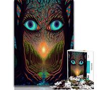 1000 Piece Jigsaw Puzzles for Teenagers Psychedelic Teenager Puzzles,Toys Educational Games Stress Relieving Unique Birthday And Gifts (size 75x50cm)