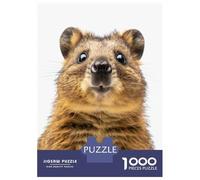1000 Piece Jigsaw Puzzles for Teenagers Quokka Face Adult Jigsaw Puzzle Brain Teaser Game Difficult Challenge Unique Birthday And Gifts 70x50cm/1000pcs