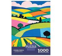 1000 Piece Jigsaw Puzzles for Teenagers Rainbow Iowa Print Teenager Puzzles Brain Teaser Game But Fun And Humorous Unique Birthday And Gifts 38x26cm/1000pcs