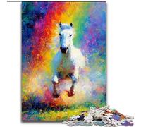 1000 Piece Jigsaw Puzzles for Teenagers Rainbow Unicorn, for Educational Game Challenge Toy Unique Home Decor And Gifts (Size 50x75cm)