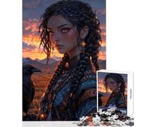 1000 Piece Jigsaw Puzzles for Teenagers Raven Shaman︰ Tibetan Mountain Oracle Educational Toy Great Gift Brain Teaser Game Artists Collection, Fine Art Size 38x26cm