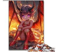 1000 Piece Jigsaw Puzzles for Teenagers Red Dragon Girl, for 14+ Challenging Game As A Gift for The Whole Family And Friends (Size50x75cm)