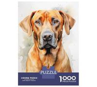 1000 Piece Jigsaw Puzzles for Teenagers Rhodesian Ridgeback Dog Jigsaw for Adults DIY Toys Pattern Assembly Help The Brain Exercise 70x50cm/1000pcs