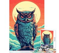 1000 Piece Jigsaw Puzzles for Teenagers Risograph Animal Educational Toy Great Gift Brain Teaser Game Artists Collection, Fine Art Size 50x75cm