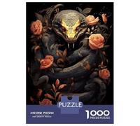 1000 Piece Jigsaw Puzzles for Teenagers Ritual Python Jigsaw for Adults Hands-on Game Pattern Assembly for Birthday, Chrismas 38x26cm/1000pcs